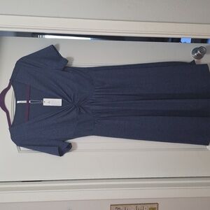 Chic Navy Midi Dress